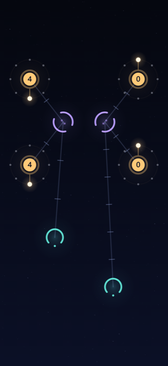 A level with a gate that only opens when several pulses arrive together